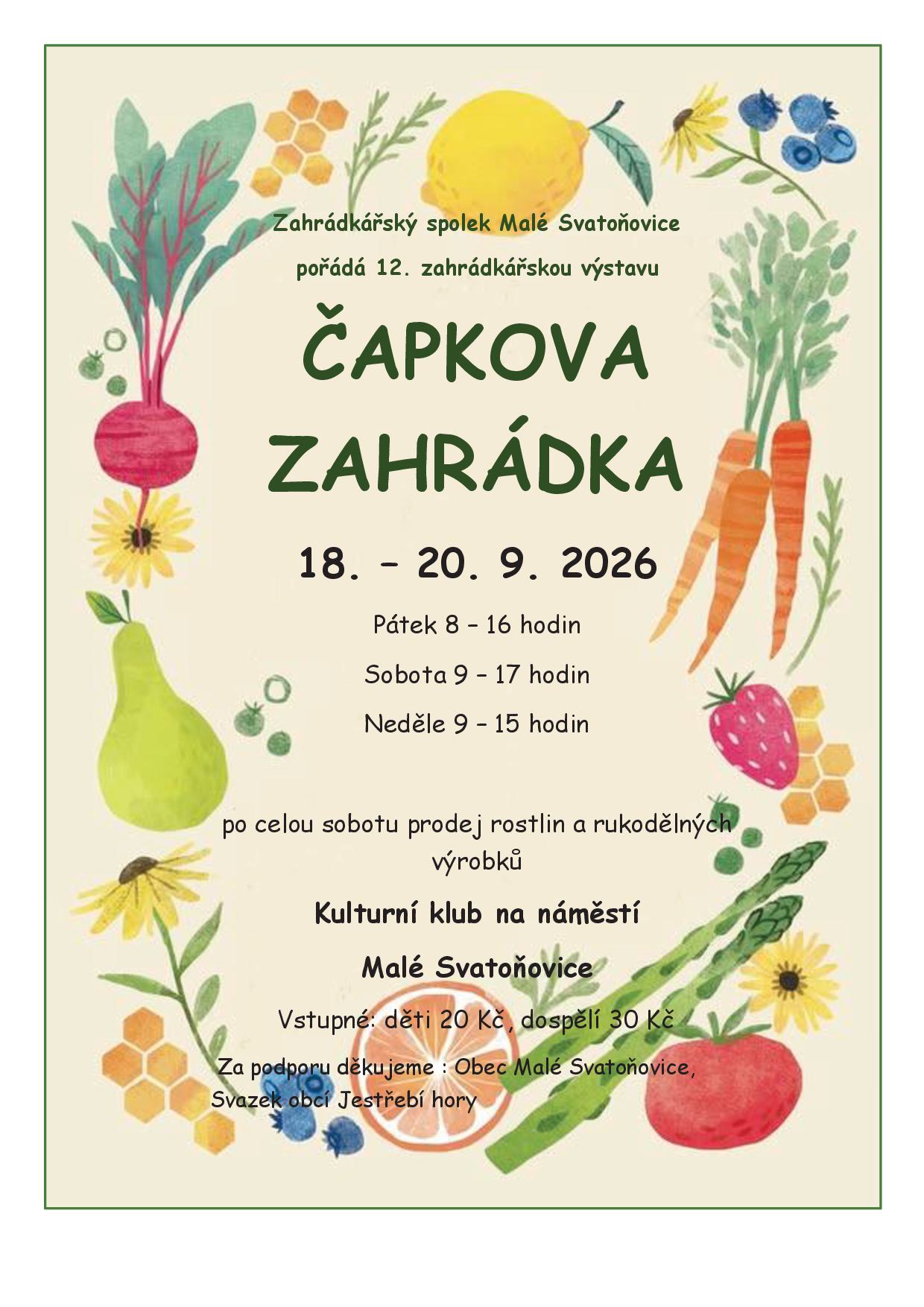 ČAPKOVA ZAHRÁDKA
