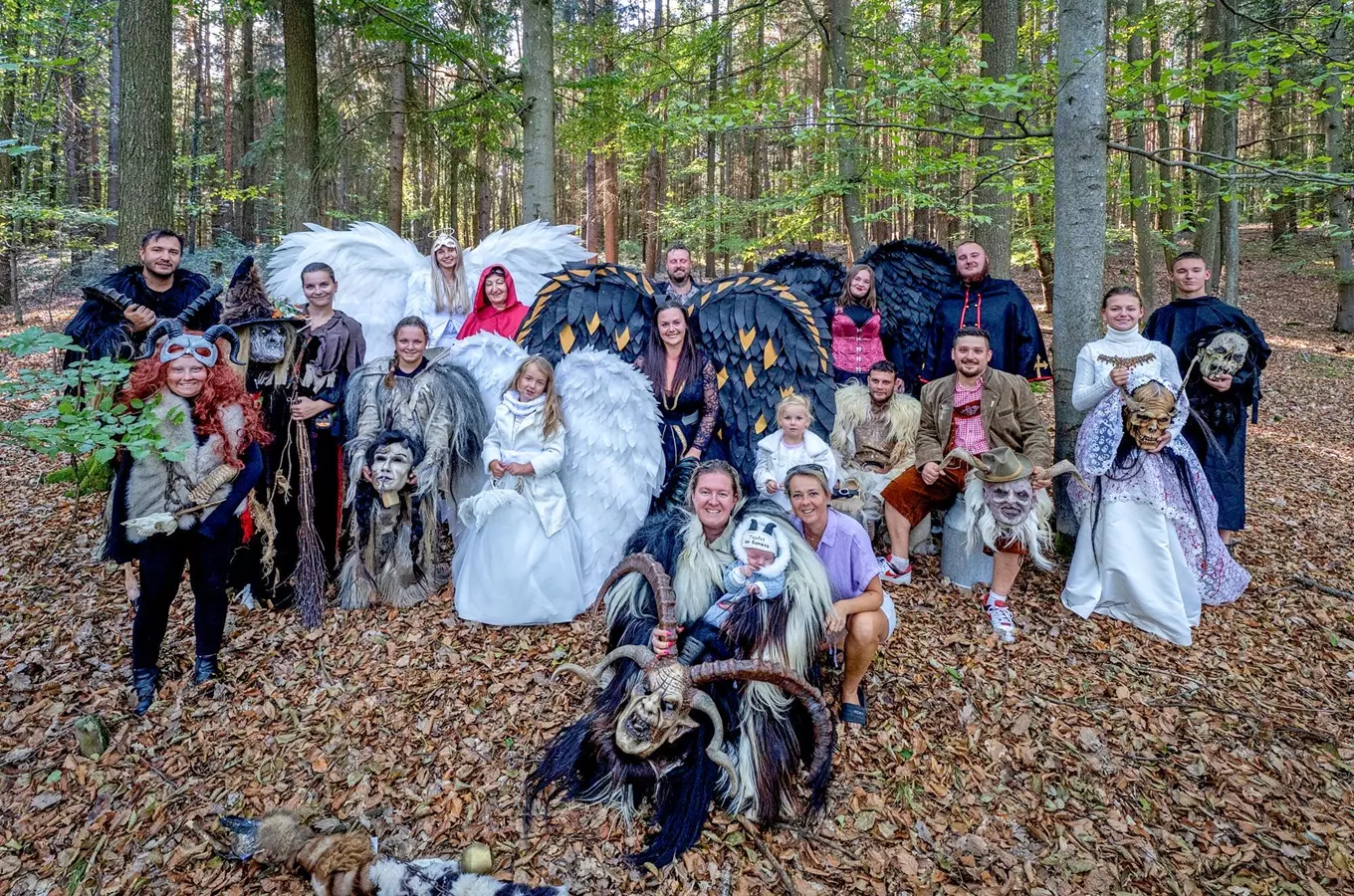 Krampus show na hradě Švihov