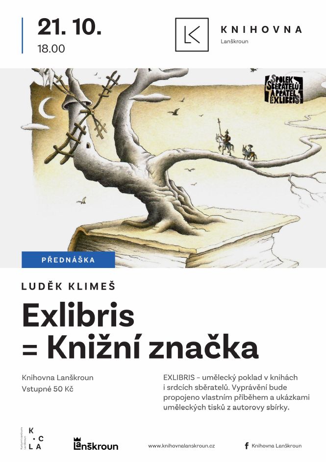 Luděk Klimeš: Exlibris ‚‚Knižní značka‘‘