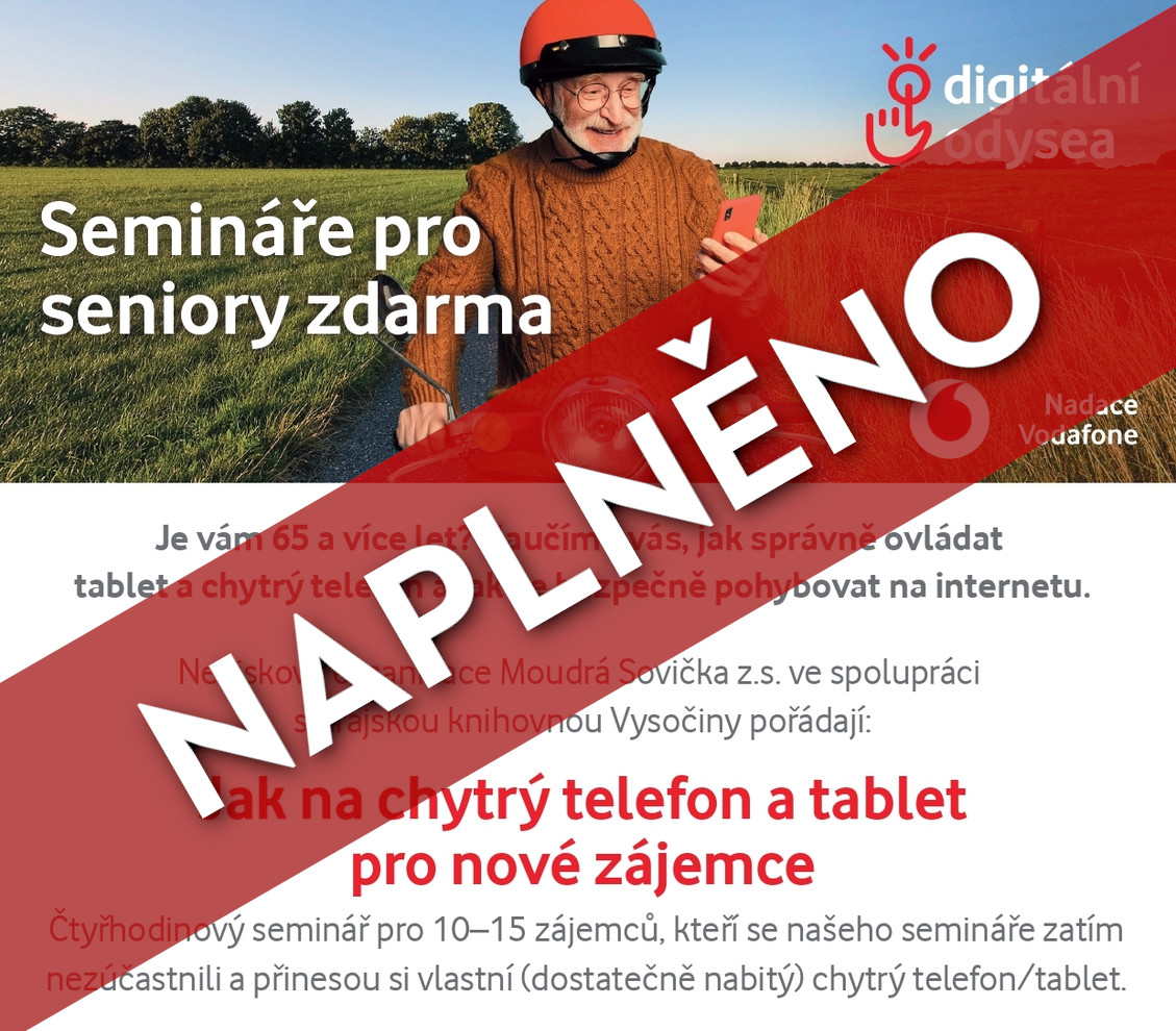 Jak na chytrý telefon a tablet pro nové zájemce (registrace spuštěna)