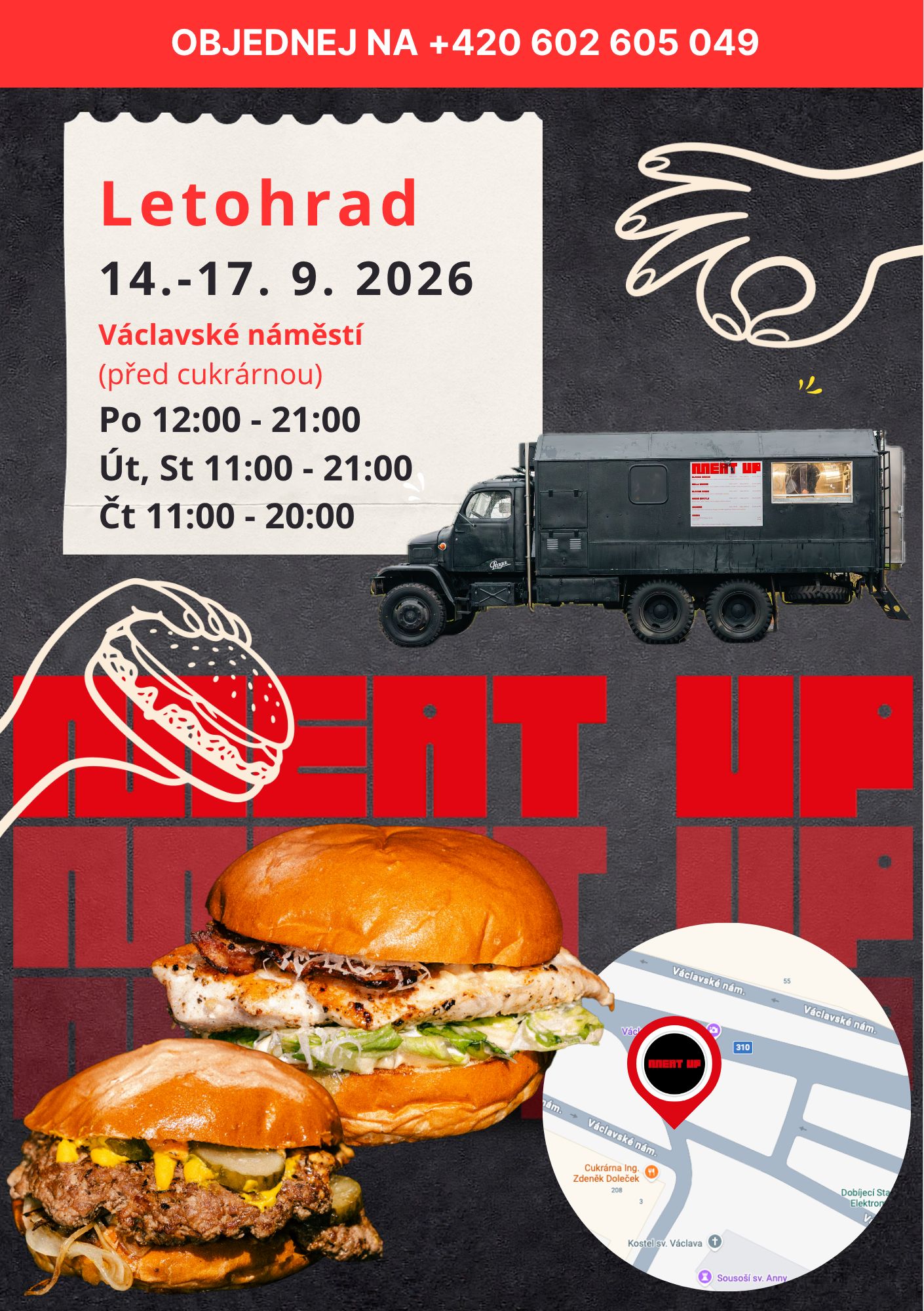 Meat up truck – burgry