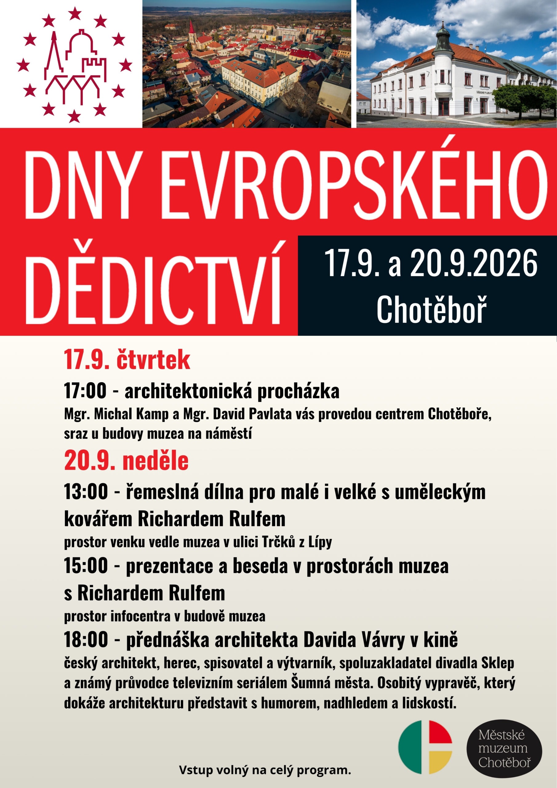 Dny evropského dědictví – čtvrtek