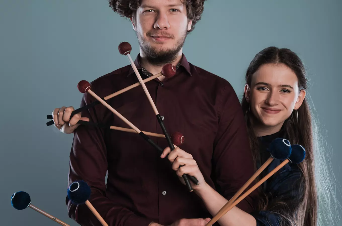 Brno percussion duo – David Paša a Lenka Titzová