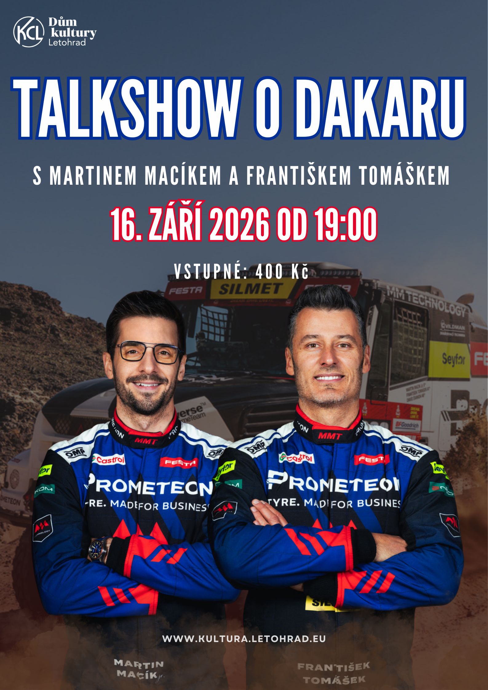 Talkshow o Dakaru s Martinem Macíkem a Františkem Tomáškem