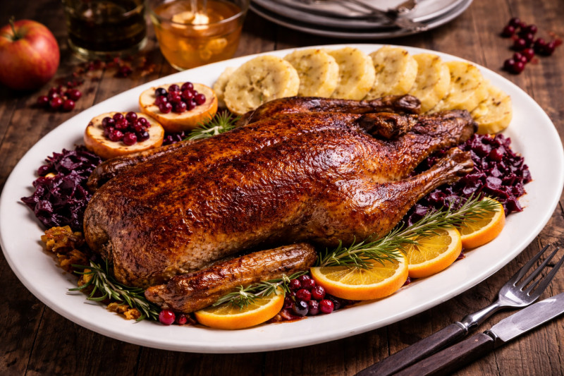 Tradiční svatomartinské vícechodové menu v Čestru