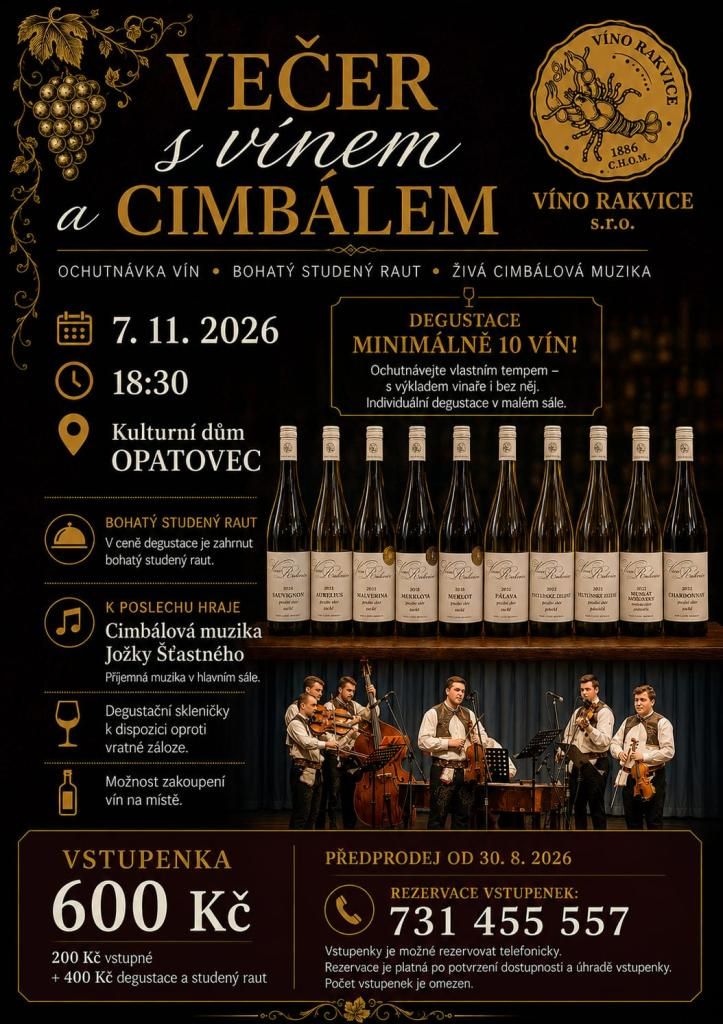 Večer s vínem a cimbálem