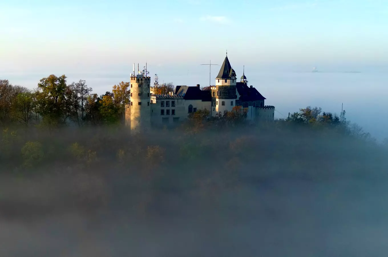 Kabriobusem na Doubravku za západem slunce