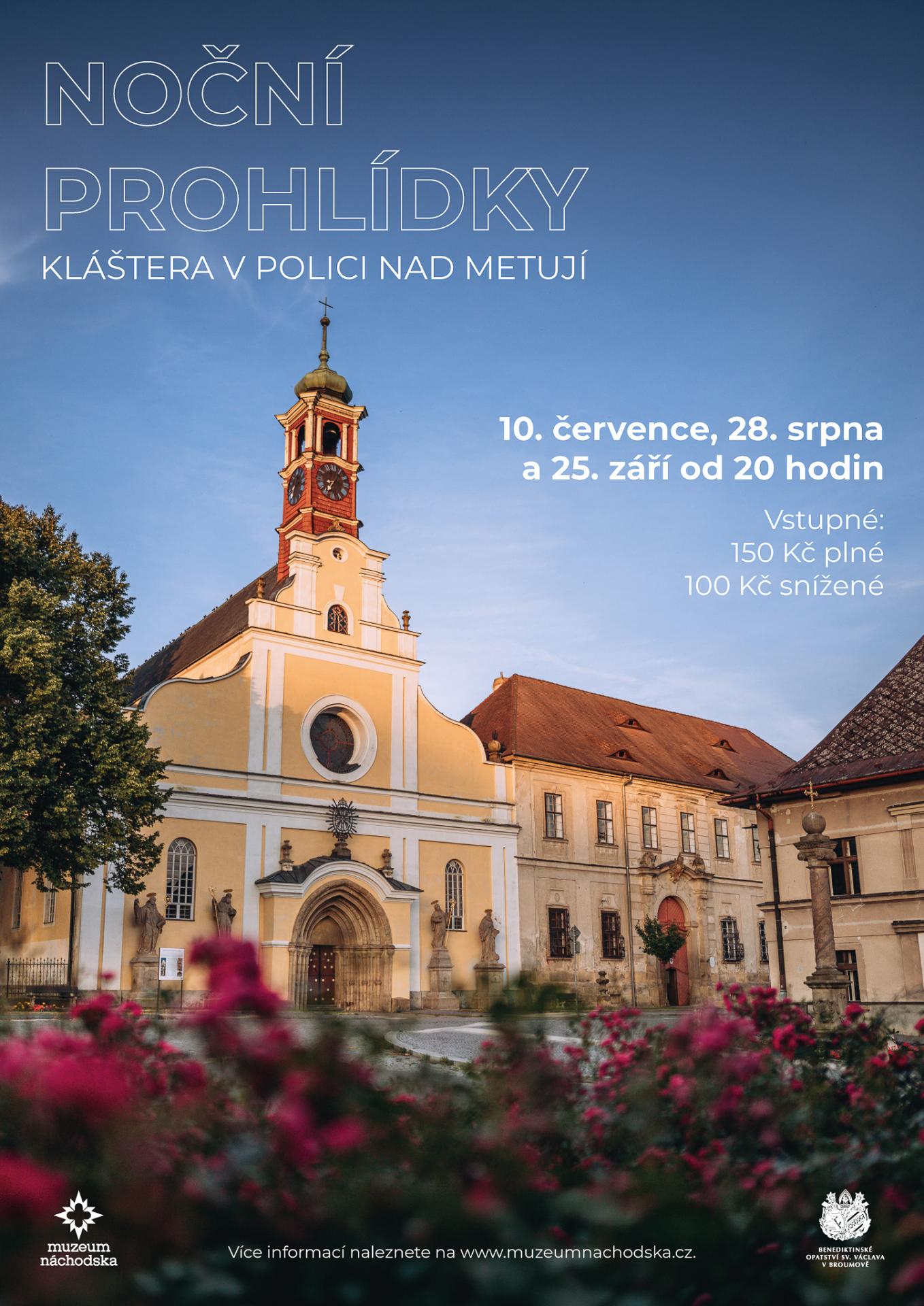 Noční prohlídky kláštera