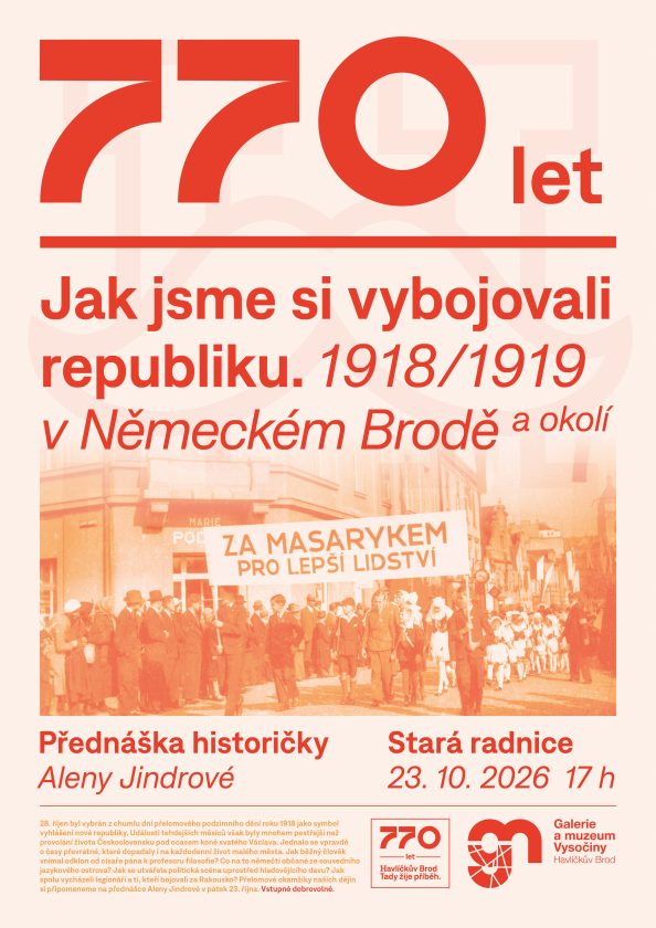 Jak jsme si vybojovali republiku. 1918/1919 v Německém Brodě a okolí