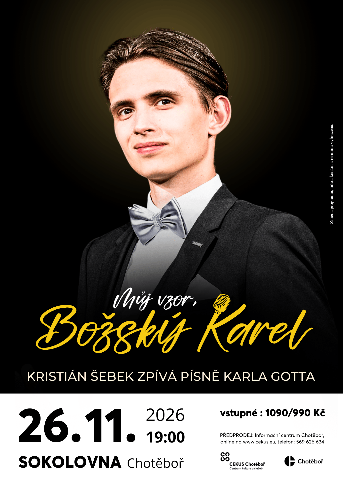 Kristián ŠEBEK – „Můj vzor, Božský Karel“