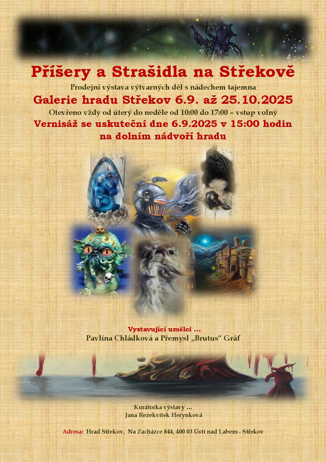 VÝSTAVA: PŘÍŠERY A STRAŠIDLA