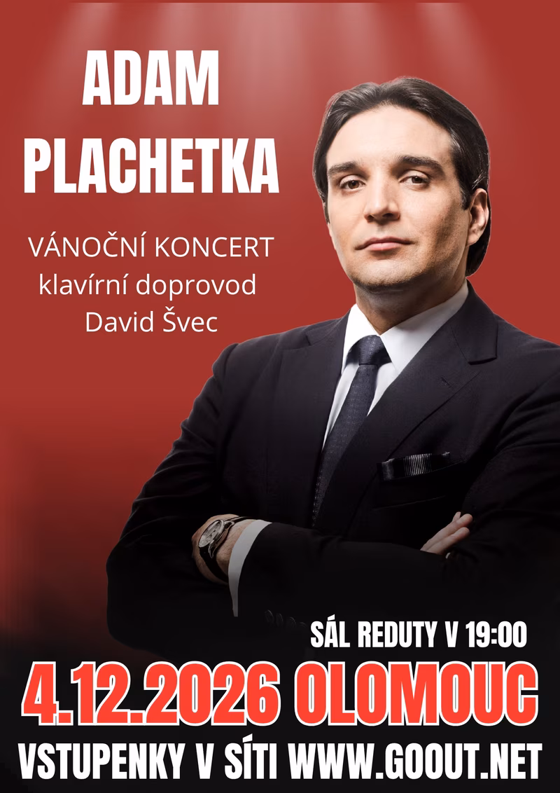 Vánoční koncert barytonisty Adama Plachetky