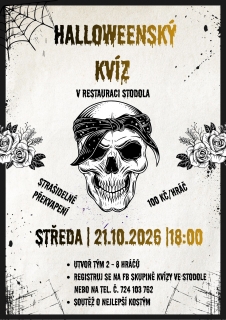 Halloweenský kvíz v Restauraci Stodola