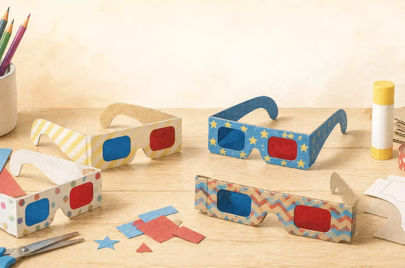 Tvořivá středa v muzeu – Kouzelné 3D brýle