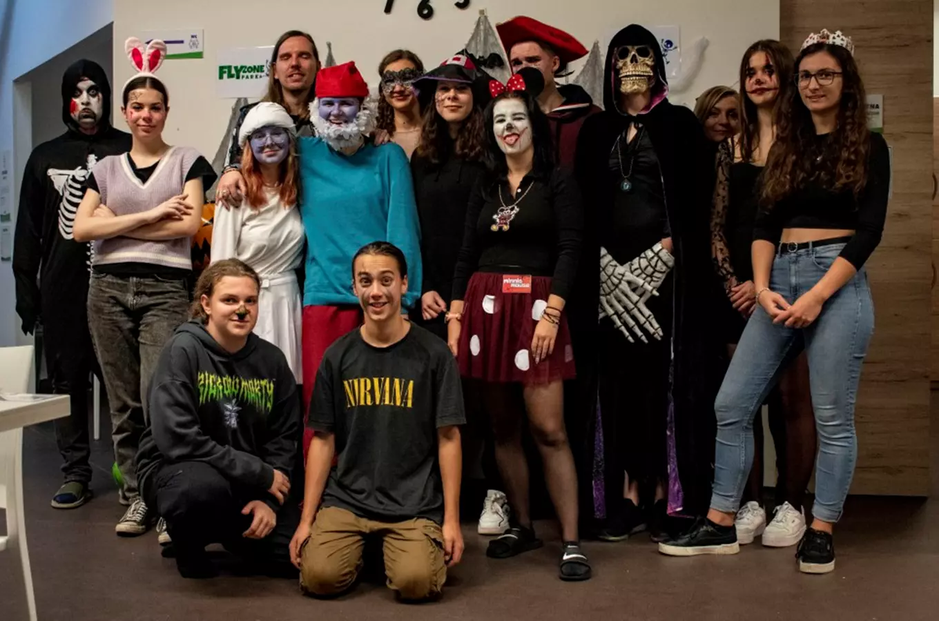 Halloween ve Fly zone parku