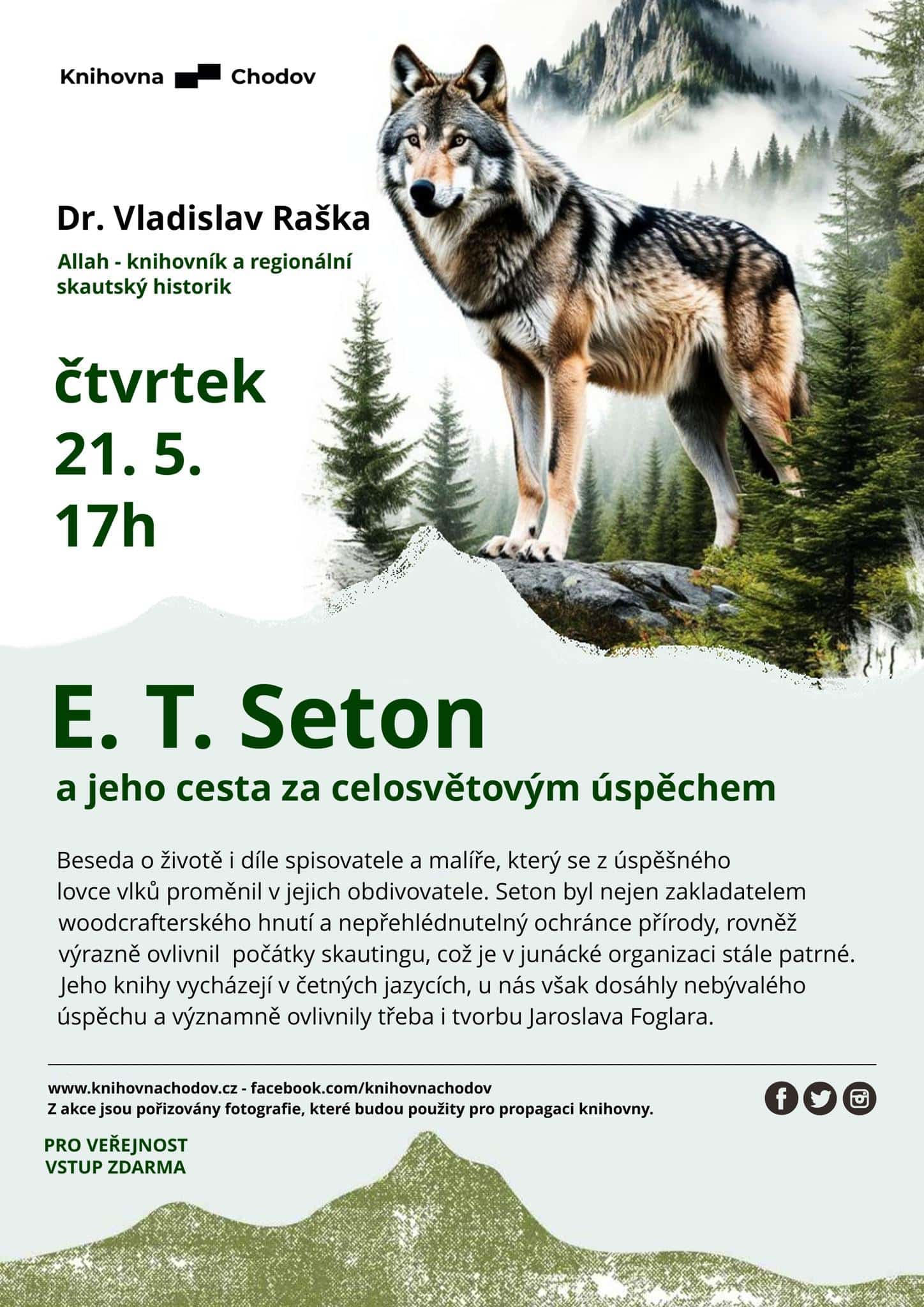 Dr. Vladislav Raška – Allah / E. T. Seton a jeho cesta za celosvětovým úspěchem